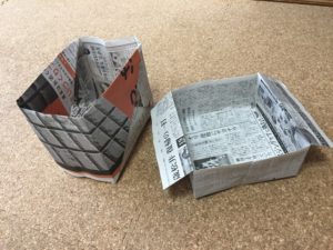 ゴミ箱 作り方 広告 ゴミ箱としても使える！折り紙・チラシで作る『台形』箱の折り方！