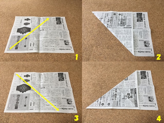 折り紙のゴミ箱を新聞紙で 縦長で深い丈夫な折り方で簡単 ためになるサイト